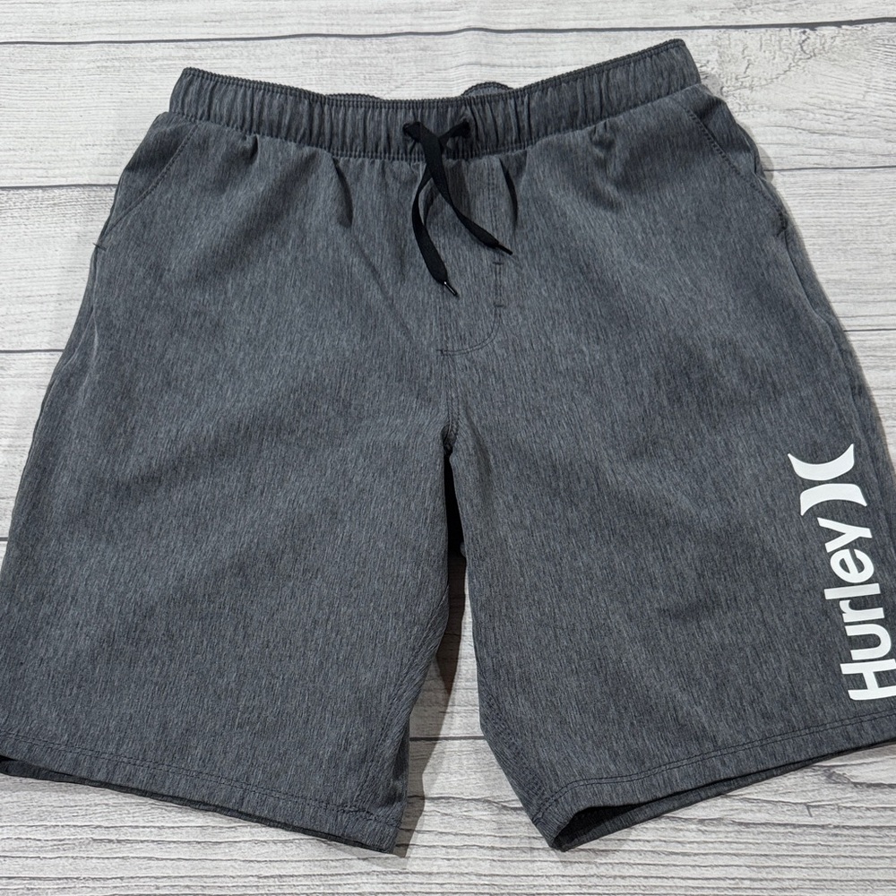 Hurley Boys Charcoal Gray Shorts